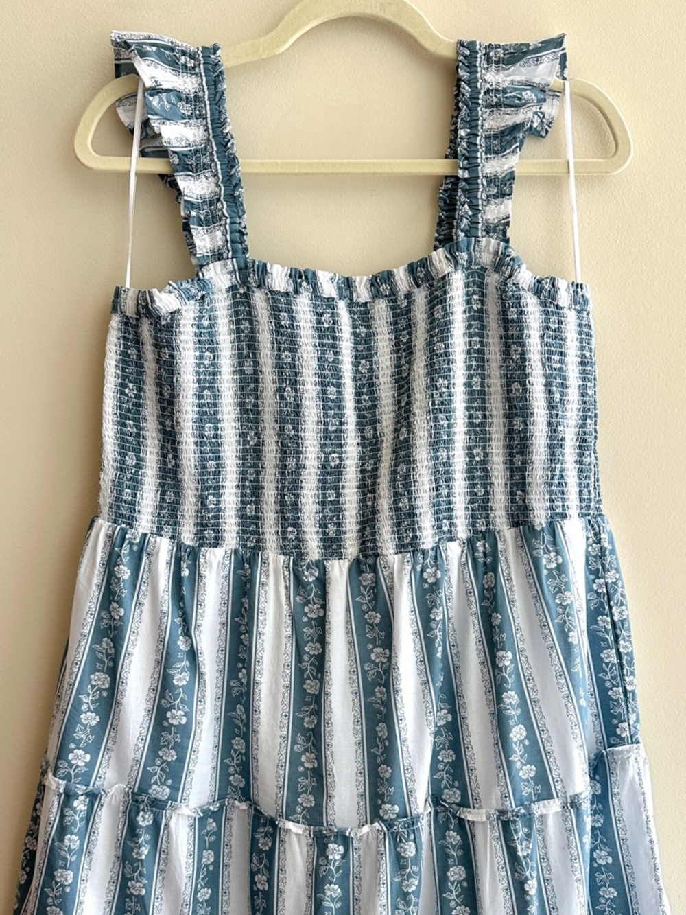 J. Crew Blue and White Striped Midi Dress - Picture 4 of 16